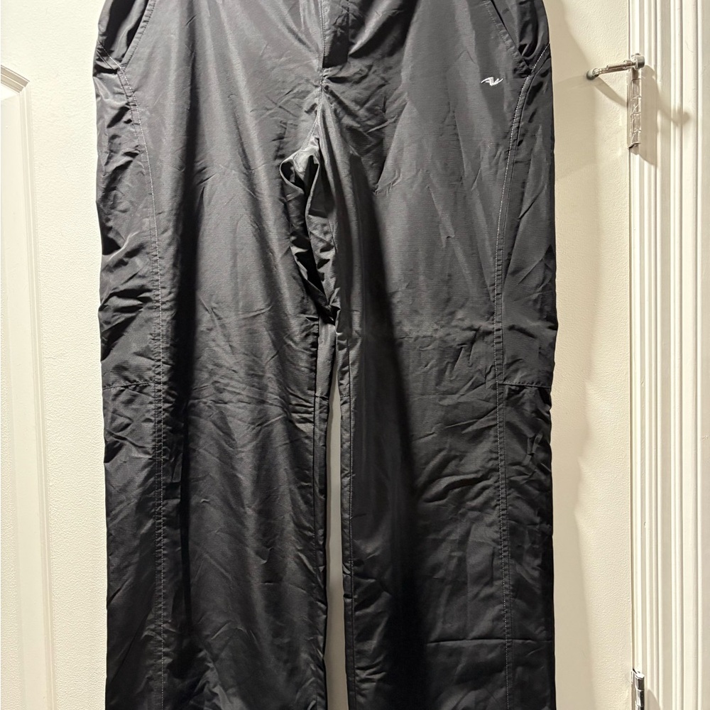 🌤️ Athletic Works Black Ski Pants with Straight Leg Design